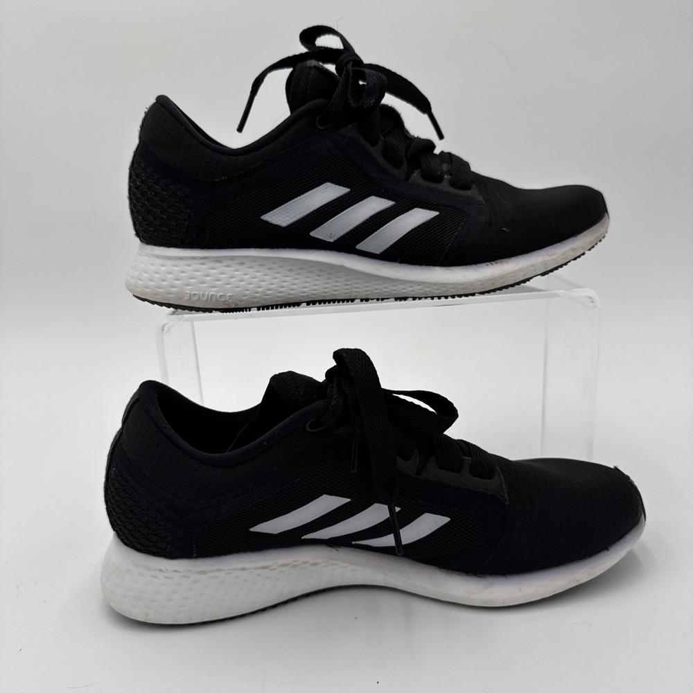 Adidas Edge Lux 4 Black/White/Silver Training Athletic Shoes Women's Sz 7.5